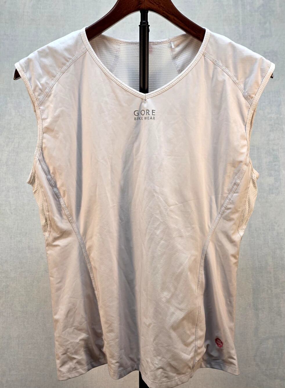 Gore Bike Wear WINDSTOPER White Mesh Cycling Base Layer Shirt Womens Small